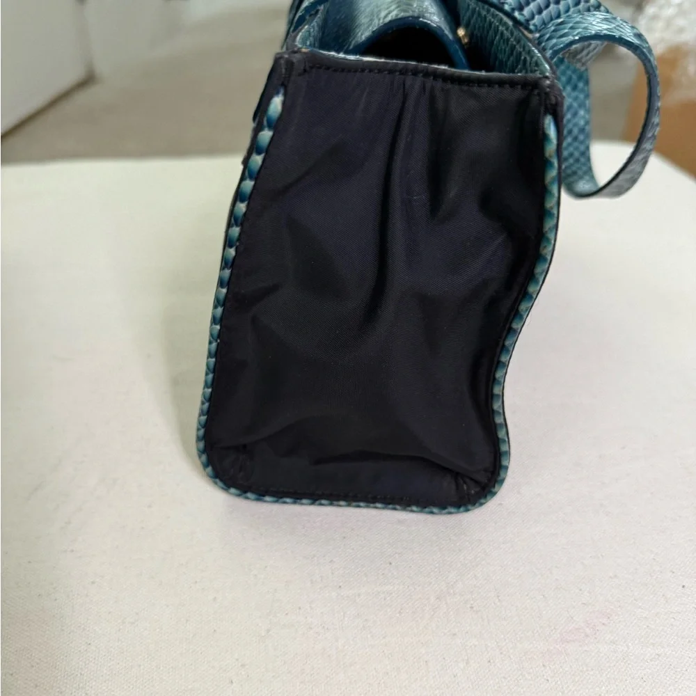 Kate Spade Black mini Tote with Teal Accents